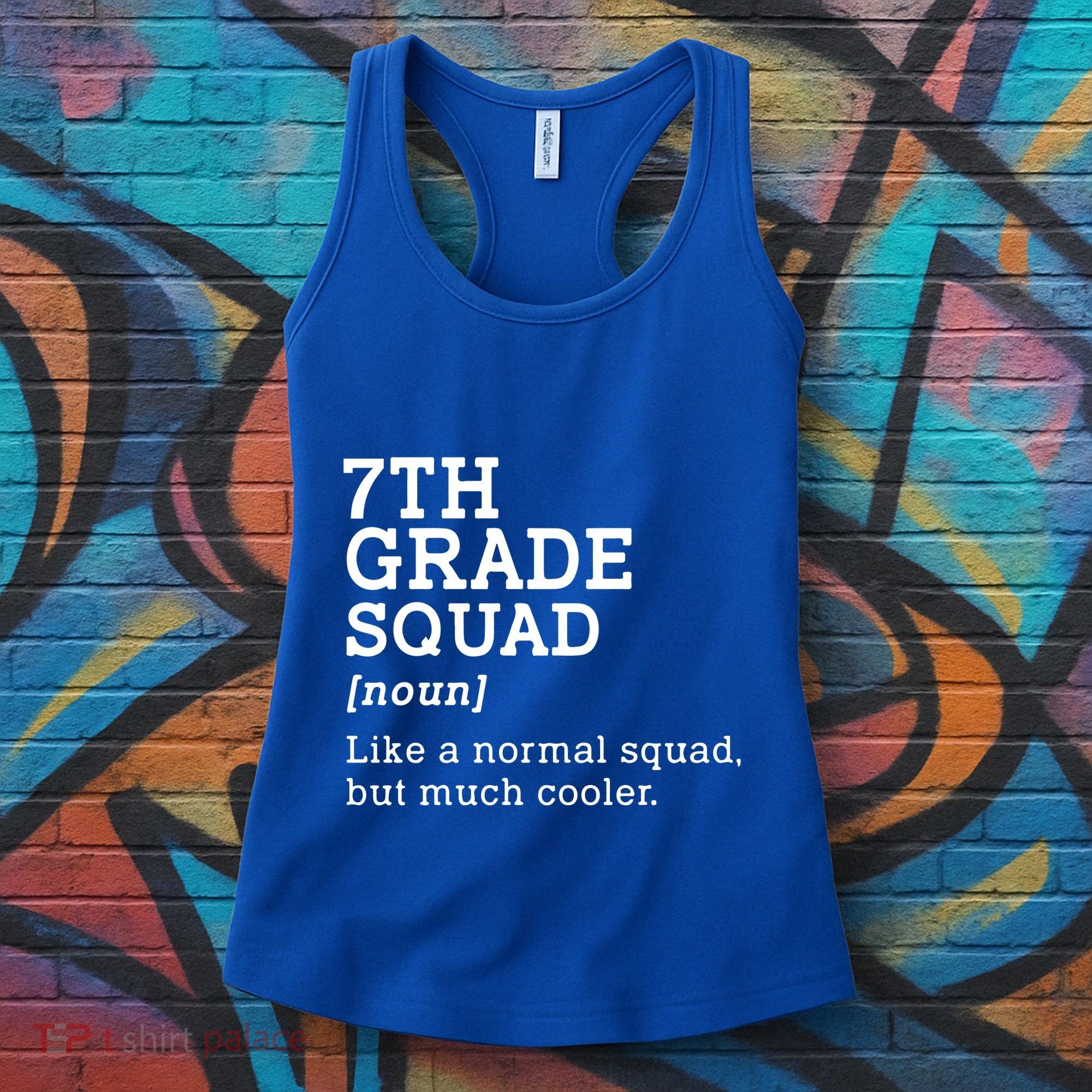 7th Seventh Grade Squad Student Teacher Back To School Gift Women's Tank Top