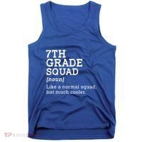 7th Seventh Grade Squad Student Teacher Back To School Gift Tank Top thumb 0