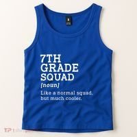 7th Seventh Grade Squad Student Teacher Back To School Gift Tank Top thumb 2