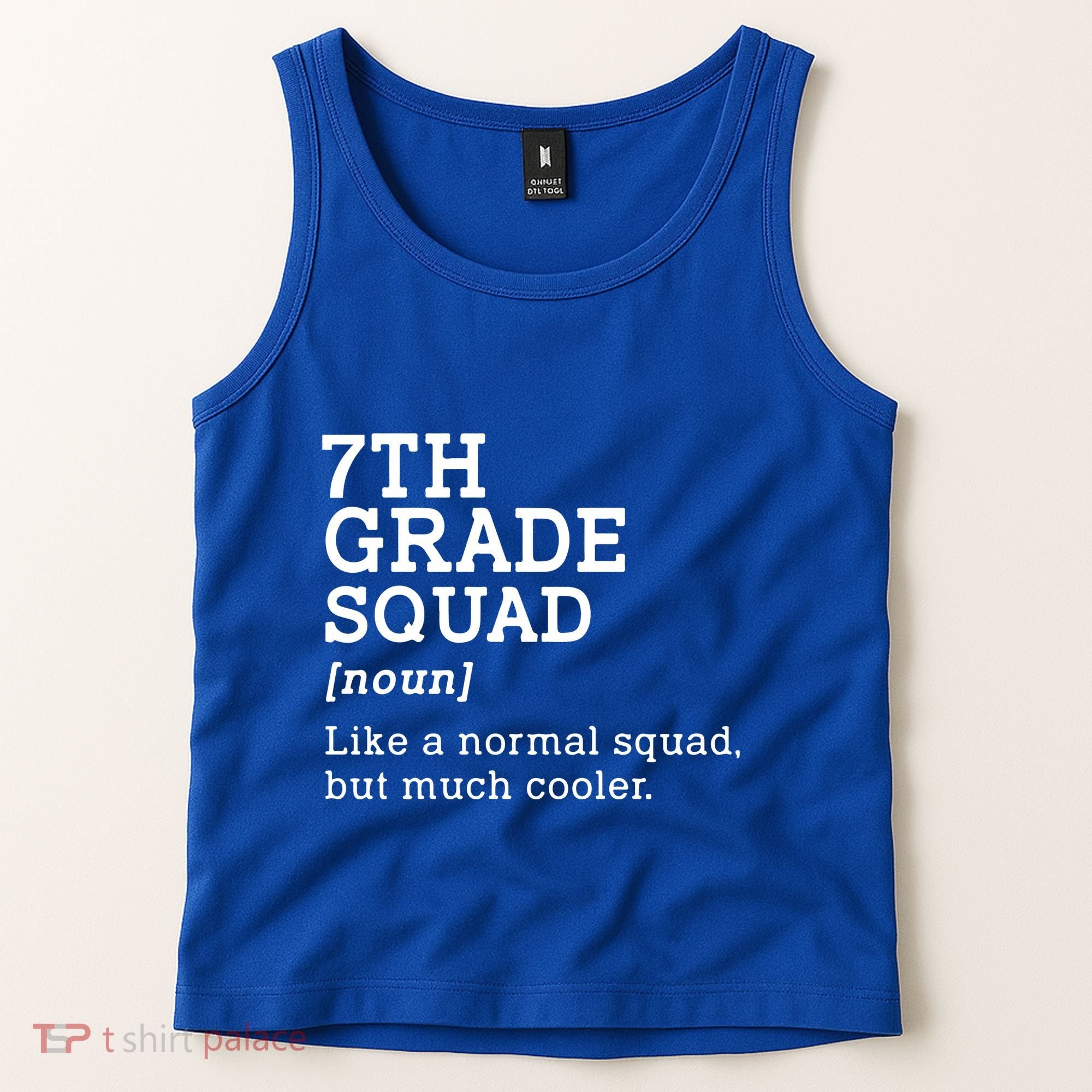 7th Seventh Grade Squad Student Teacher Back To School Gift Tank Top