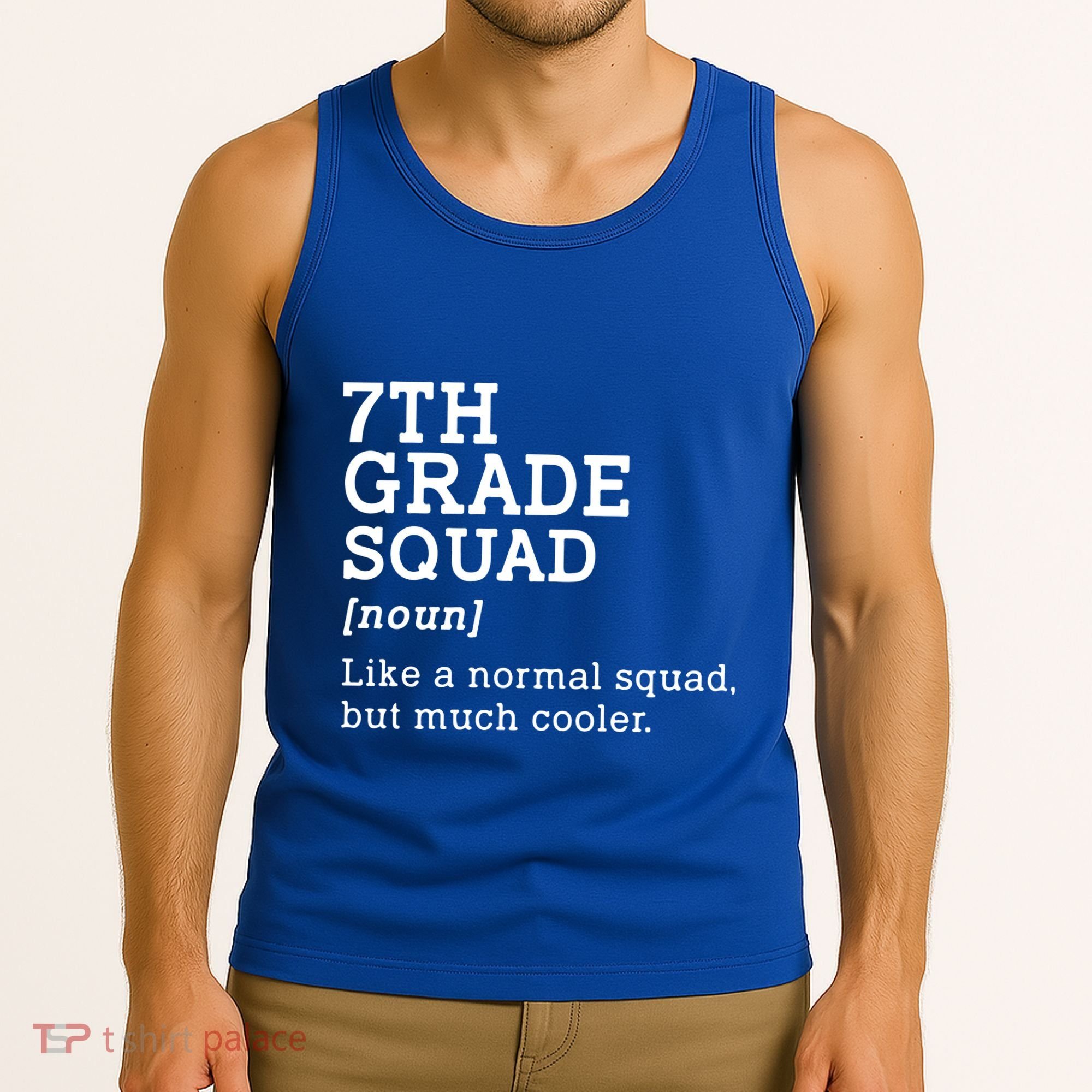 7th Seventh Grade Squad Student Teacher Back To School Gift Tank Top
