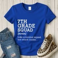 7th Seventh Grade Squad Student Teacher Back To School Gift Women's T-Shirt thumb 3