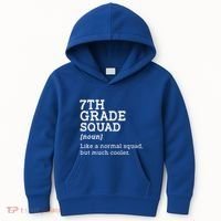7th Seventh Grade Squad Student Teacher Back To School Gift Kids Hoodie thumb 0