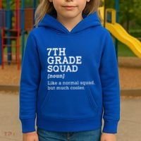 7th Seventh Grade Squad Student Teacher Back To School Gift Kids Hoodie thumb 3