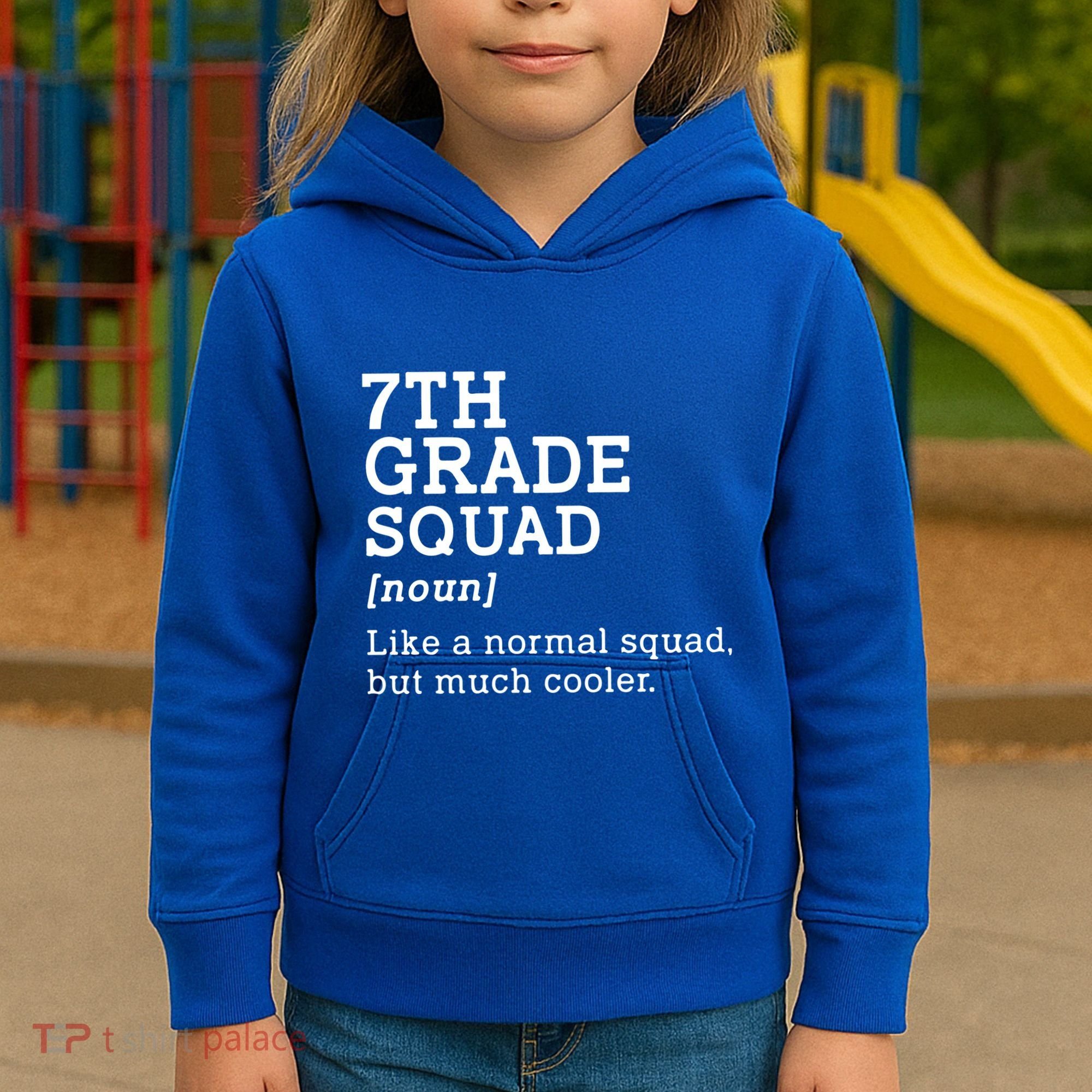 7th Seventh Grade Squad Student Teacher Back To School Gift Kids Hoodie