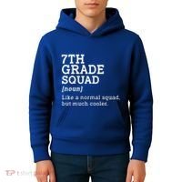 7th Seventh Grade Squad Student Teacher Back To School Gift Kids Hoodie thumb 4