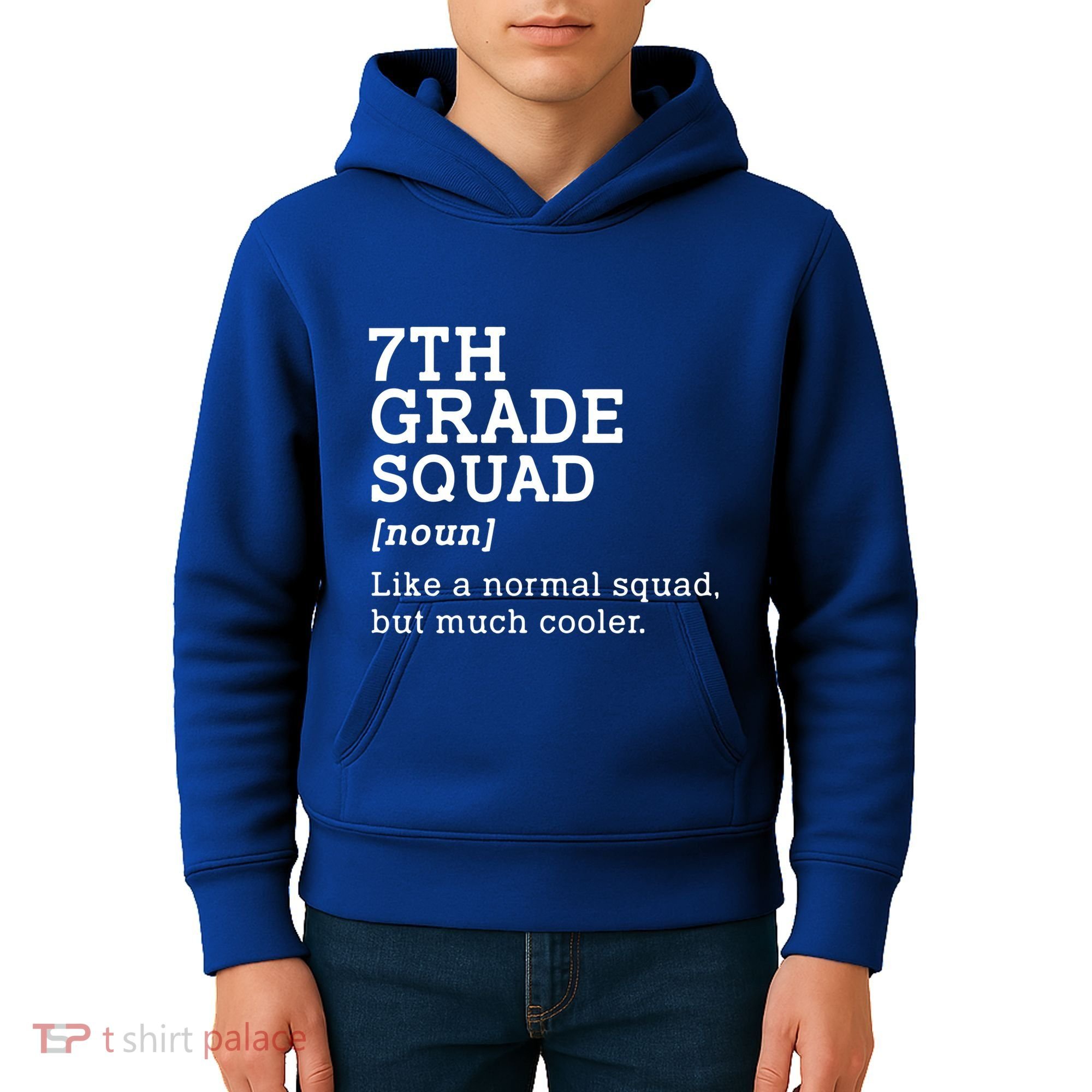 7th Seventh Grade Squad Student Teacher Back To School Gift Kids Hoodie