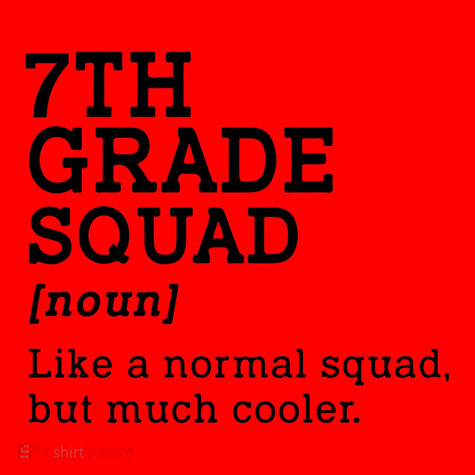 7th Seventh Grade Squad Student Teacher Back To School Gift Santa Hat