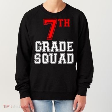7th Seventh Grade Squad Back To School Teacher Gift Women's Sweatshirt
