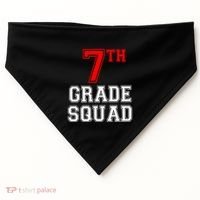 7th Seventh Grade Squad Back To School Teacher Gift USA-Made Doggie Bandana thumb 0