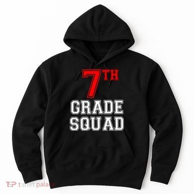 7th Seventh Grade Squad Back To School Teacher Gift Hoodie