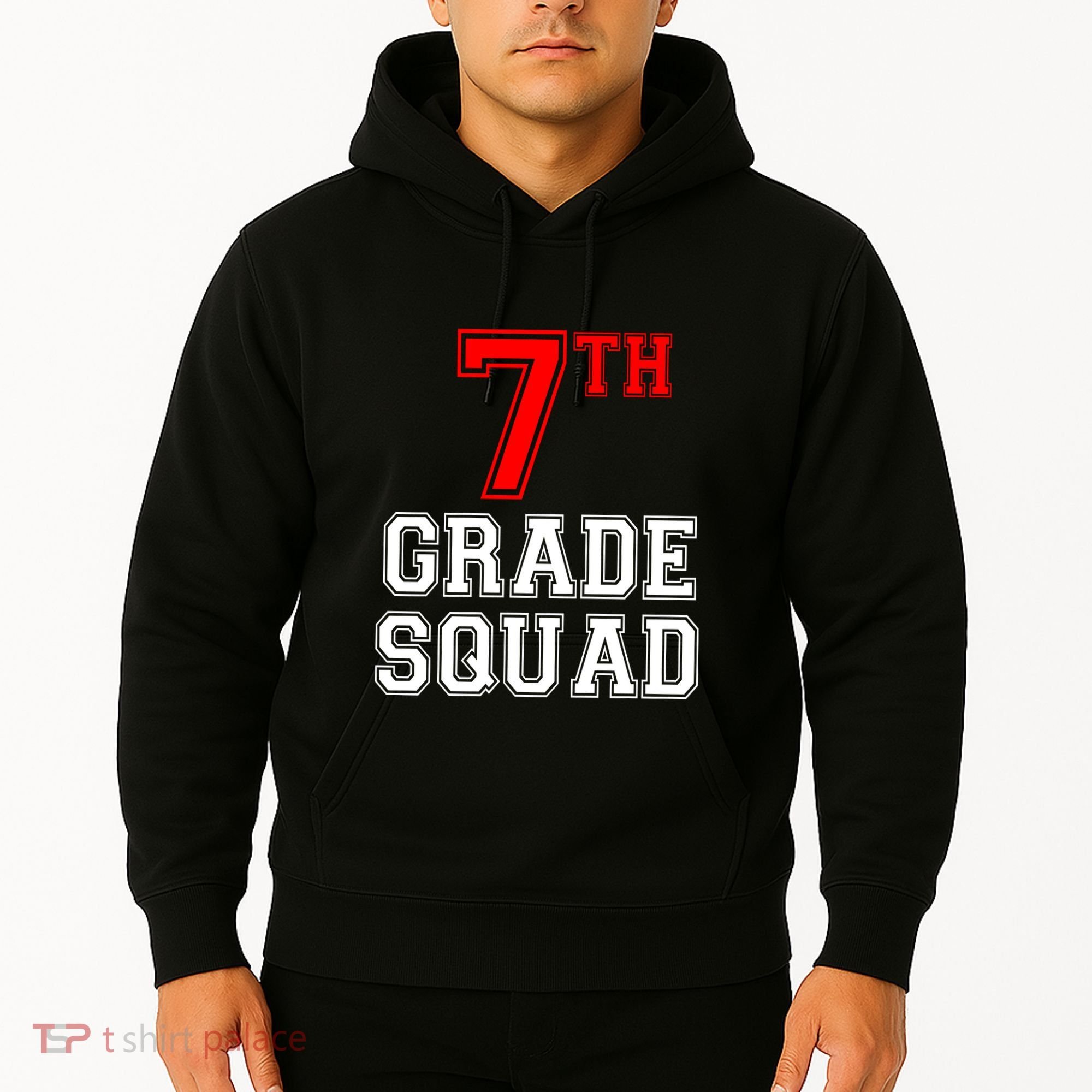 7th Seventh Grade Squad Back To School Teacher Gift Hoodie