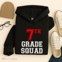 7th Seventh Grade Squad Back To School Teacher Gift Hoodie thumb 4