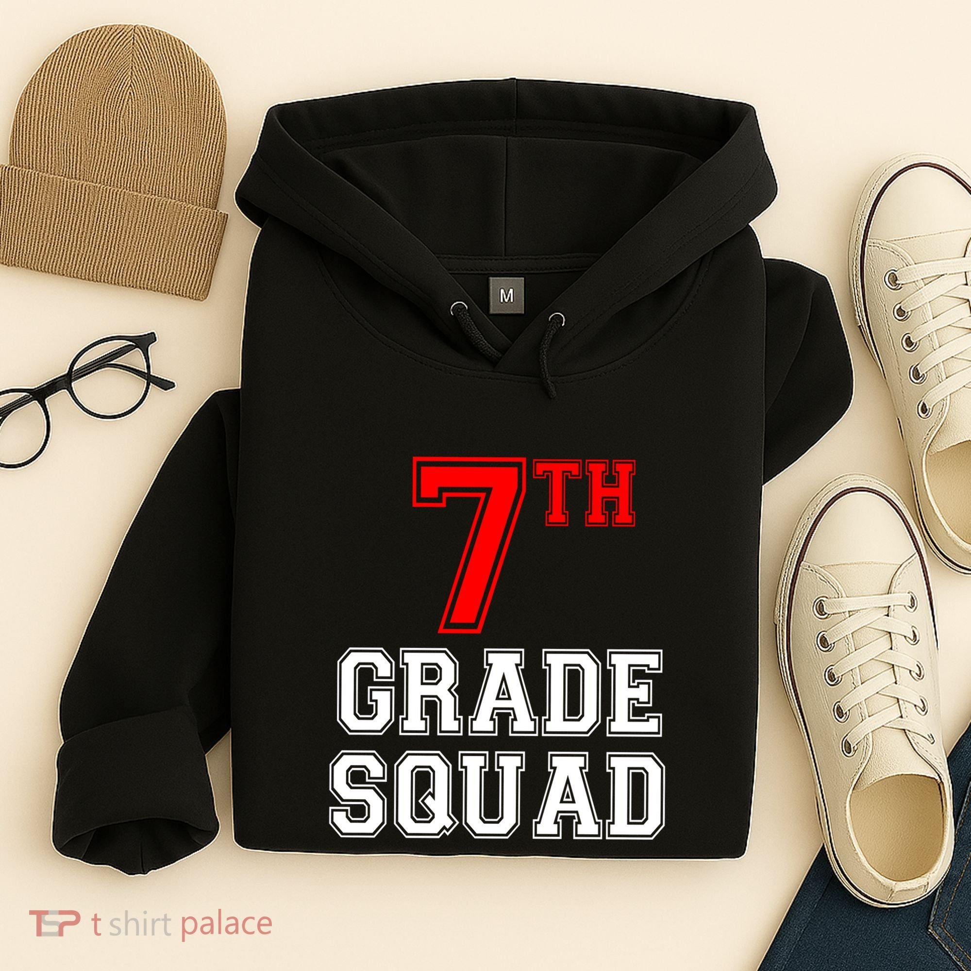 7th Seventh Grade Squad Back To School Teacher Gift Hoodie