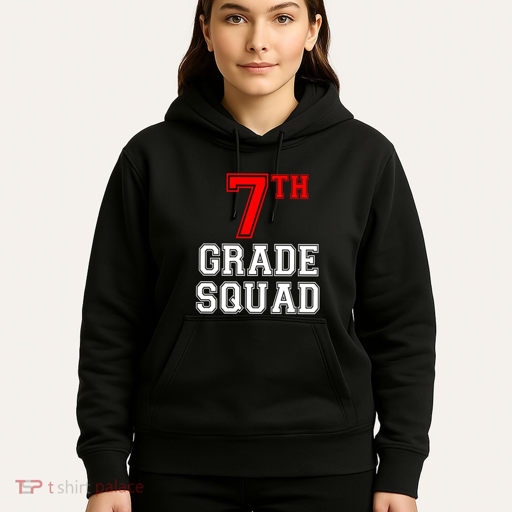 7th Seventh Grade Squad Back To School Teacher Gift Hoodie