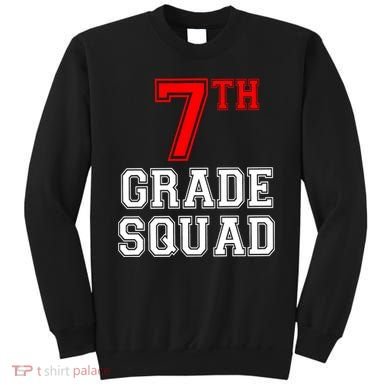 7th Seventh Grade Squad Back To School Teacher Gift Sweatshirt