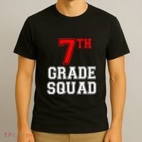 7th Seventh Grade Squad Back To School Teacher Gift T-Shirt thumb 3