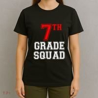 7th Seventh Grade Squad Back To School Teacher Gift T-Shirt thumb 4