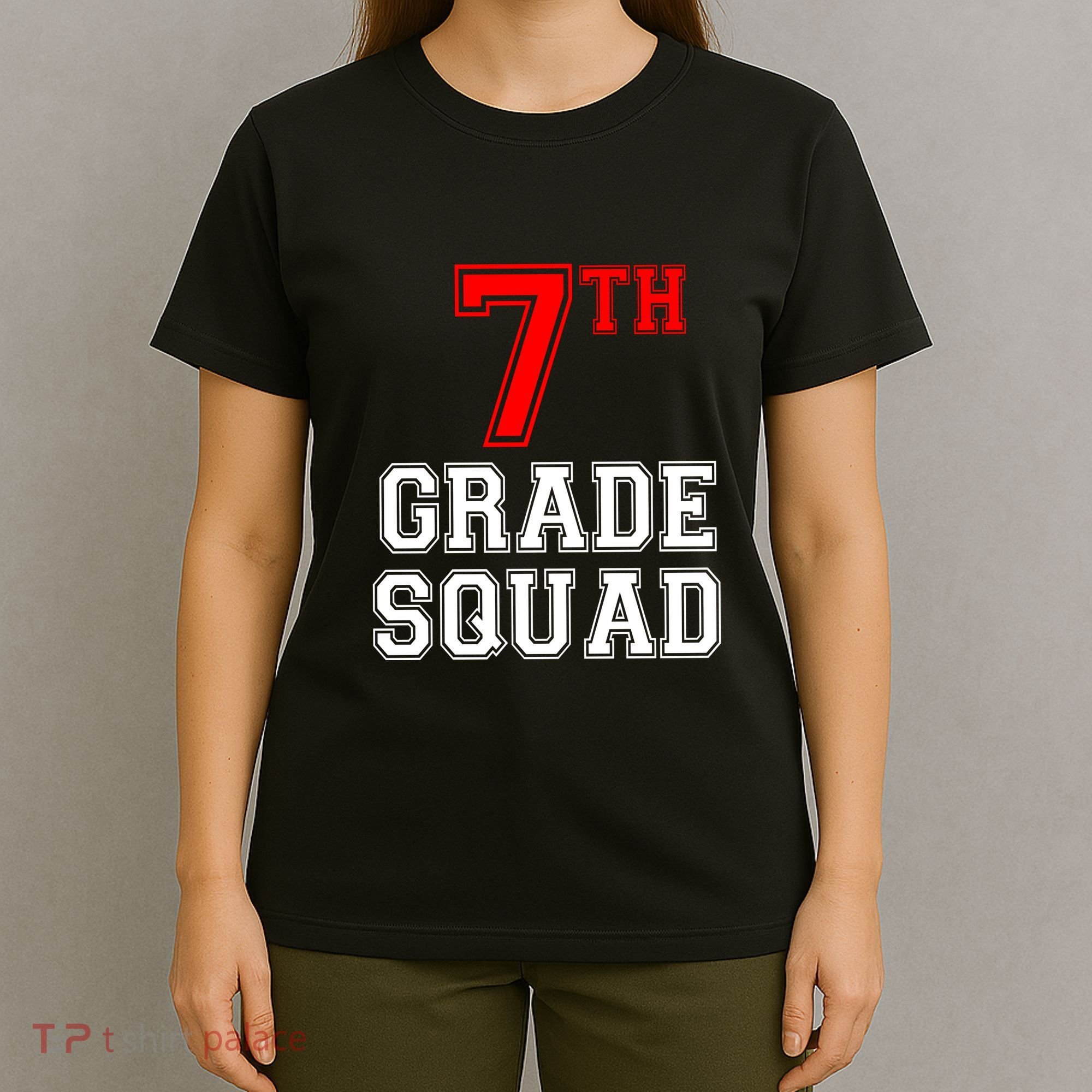 7th Seventh Grade Squad Back To School Teacher Gift T-Shirt