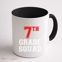 7th Seventh Grade Squad Back To School Teacher Gift Coffee Mug thumb 1