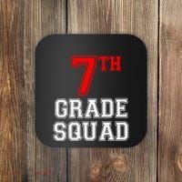 7th Seventh Grade Squad Back To School Teacher Gift Coaster thumb 0