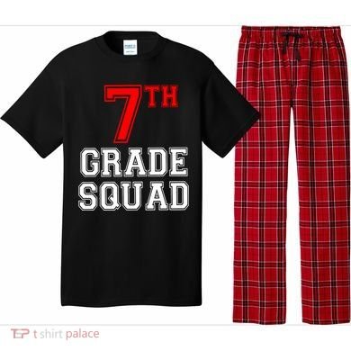 7th Seventh Grade Squad Back To School Teacher Gift Pajama Set