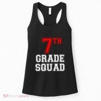 7th Seventh Grade Squad Back To School Teacher Gift Women's Tank Top thumb 0