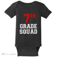 7th Seventh Grade Squad Back To School Teacher Gift Baby Bodysuit thumb 0