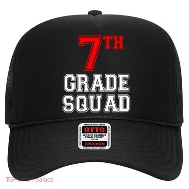7th Seventh Grade Squad Back To School Teacher Gift Hat