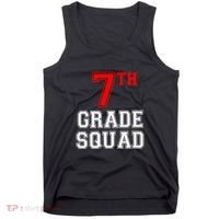 7th Seventh Grade Squad Back To School Teacher Gift Tank Top thumb 0