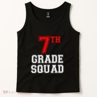 7th Seventh Grade Squad Back To School Teacher Gift Tank Top thumb 2