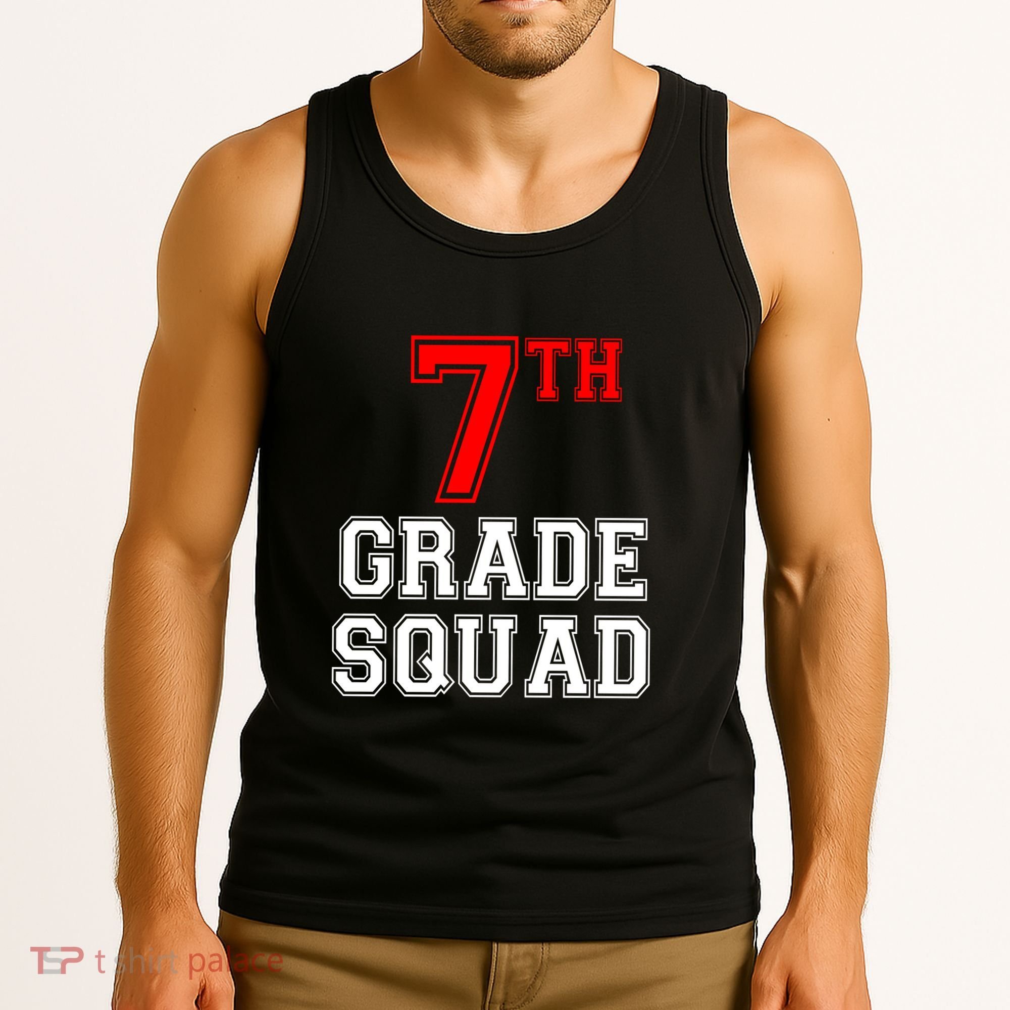 7th Seventh Grade Squad Back To School Teacher Gift Tank Top