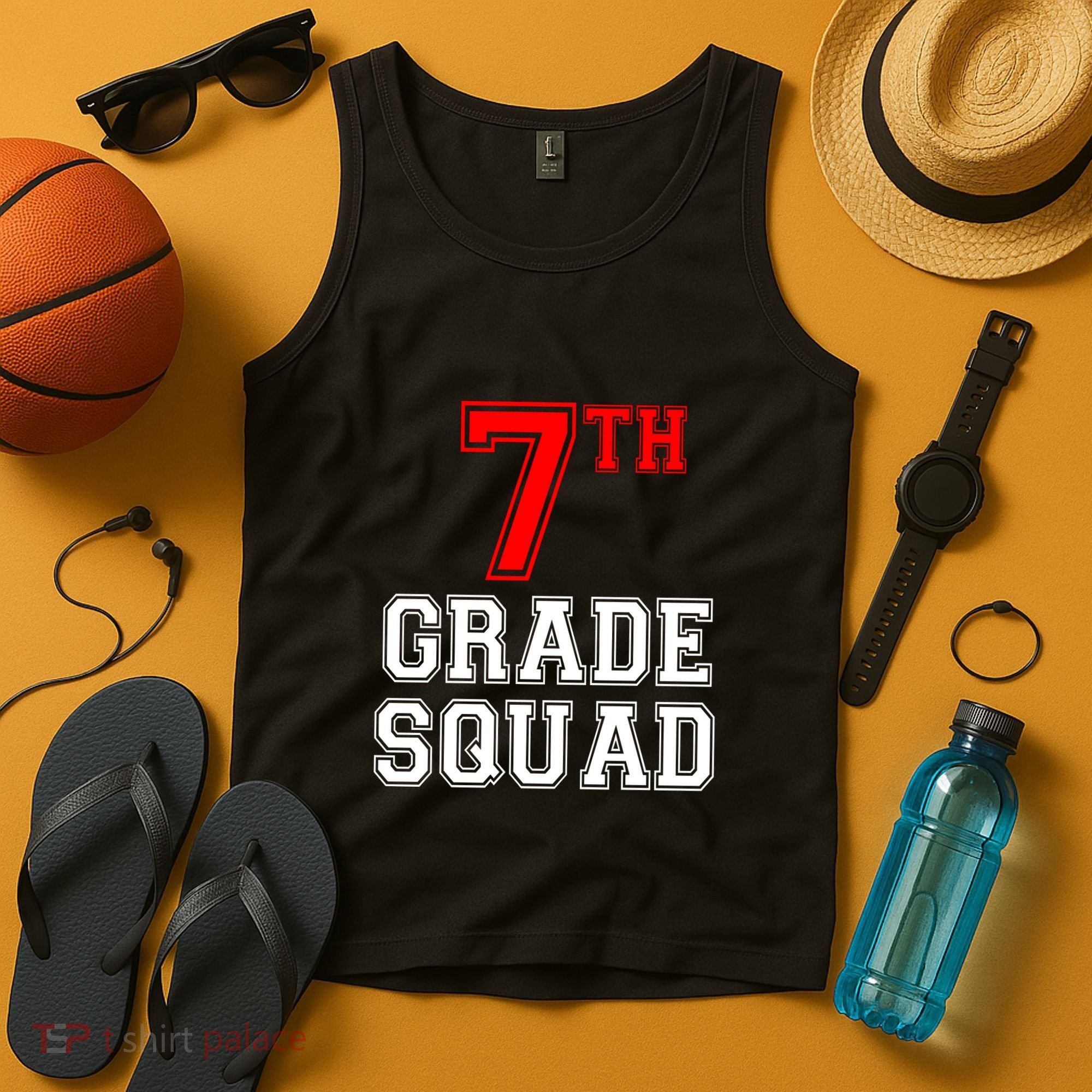 7th Seventh Grade Squad Back To School Teacher Gift Tank Top