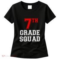 7th Seventh Grade Squad Back To School Teacher Gift Women's T-Shirt thumb 0
