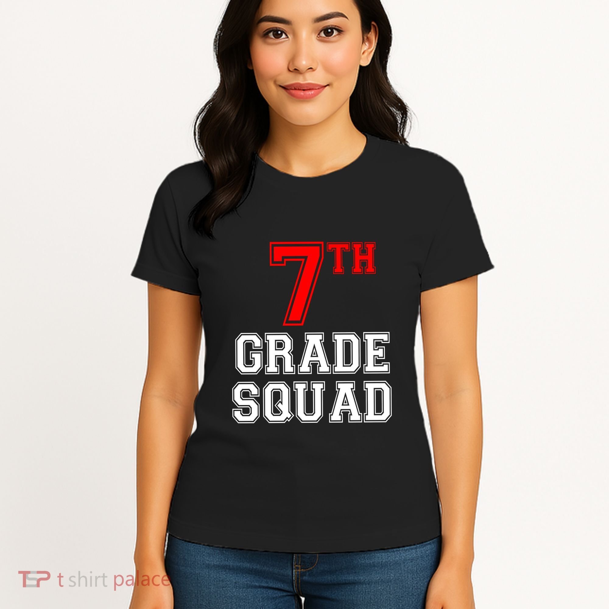 7th Seventh Grade Squad Back To School Teacher Gift Women's T-Shirt