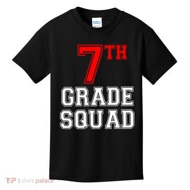 7th Seventh Grade Squad Back To School Teacher Gift Kids T-Shirt