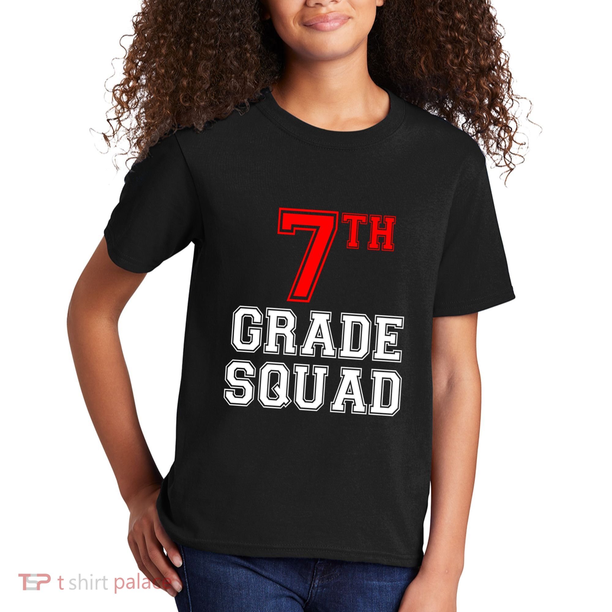 7th Seventh Grade Squad Back To School Teacher Gift Kids T-Shirt