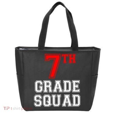 7th Seventh Grade Squad Back To School Teacher Gift Tote Bag