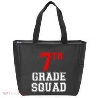 7th Seventh Grade Squad Back To School Teacher Gift Tote Bag thumb 0