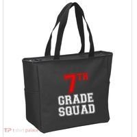 7th Seventh Grade Squad Back To School Teacher Gift Tote Bag thumb 2