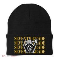 7th Seventh Grade Funny Raccoon Back To School Beanie thumb 0