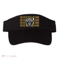 7th Seventh Grade Funny Raccoon Back To School Visor thumb 0