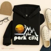 70s Style Ski Park City Utah Hoodie thumb 4