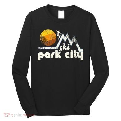 70s Style Ski Park City Utah Long Sleeve Shirt