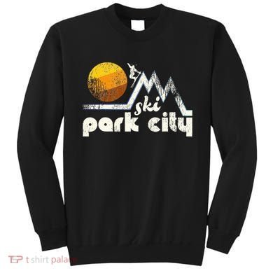 70s Style Ski Park City Utah Sweatshirt