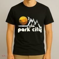 70s Style Ski Park City Utah T-Shirt thumb 3