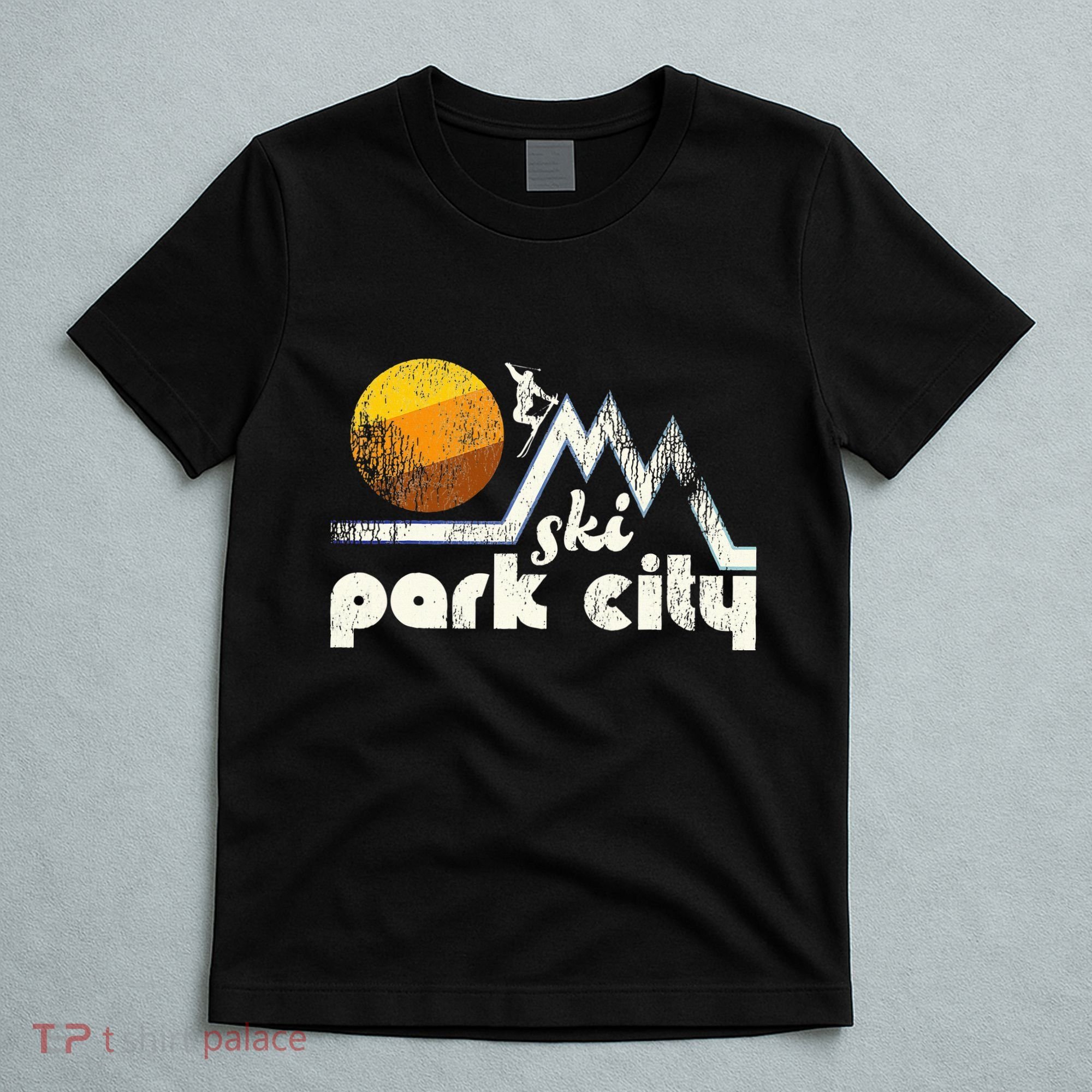 70s Style Ski Park City Utah T-Shirt