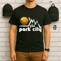 70s Style Ski Park City Utah T-Shirt thumb 6