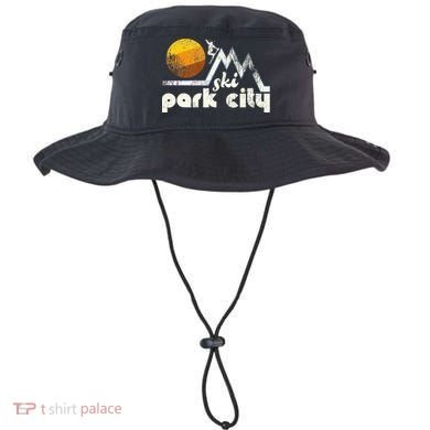 70s Style Ski Park City Utah Bucket Hat
