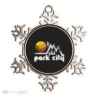 70s Style Ski Park City Utah Ornament thumb 0